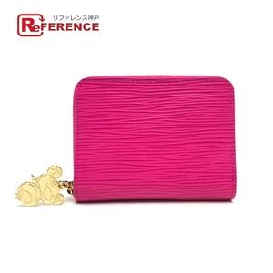 Louis Vuitton LV TM Zippy Coin Wallet Takashi Murakami panda Epi pink